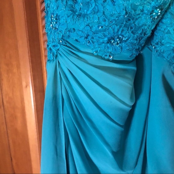 Cameron Blake JADE blue evening/MOB gown - Picture 8 of 12